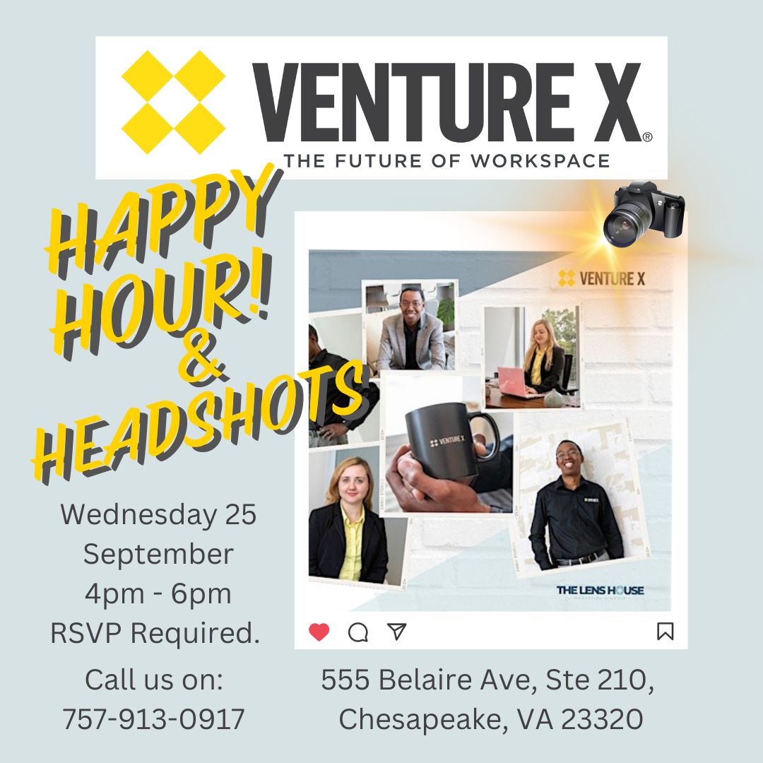 Venture X Happy Hour Poster